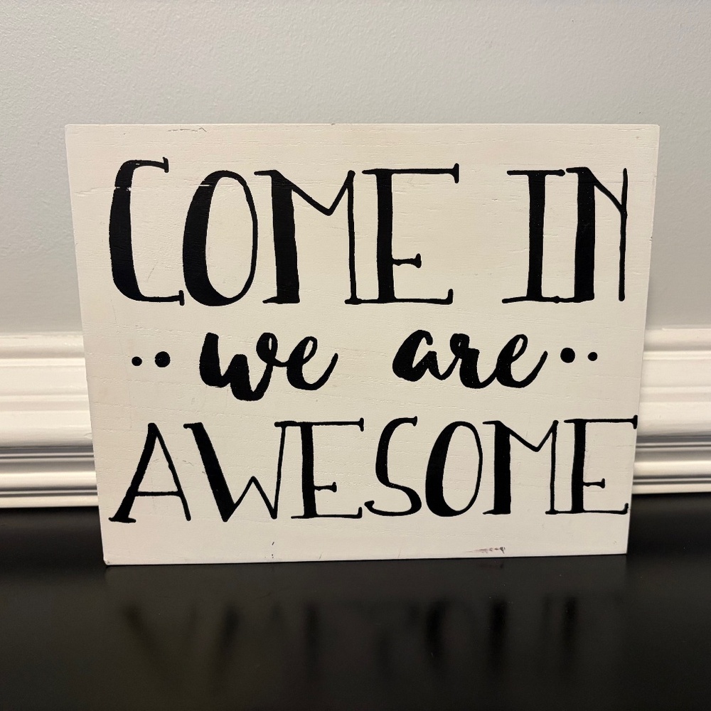 3 for $12: Hobby Lobby decor sign